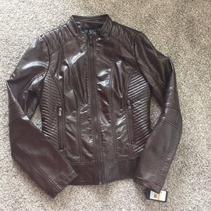 NWT Guess “Leather” Jacket